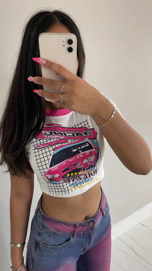 Racer Crop Top