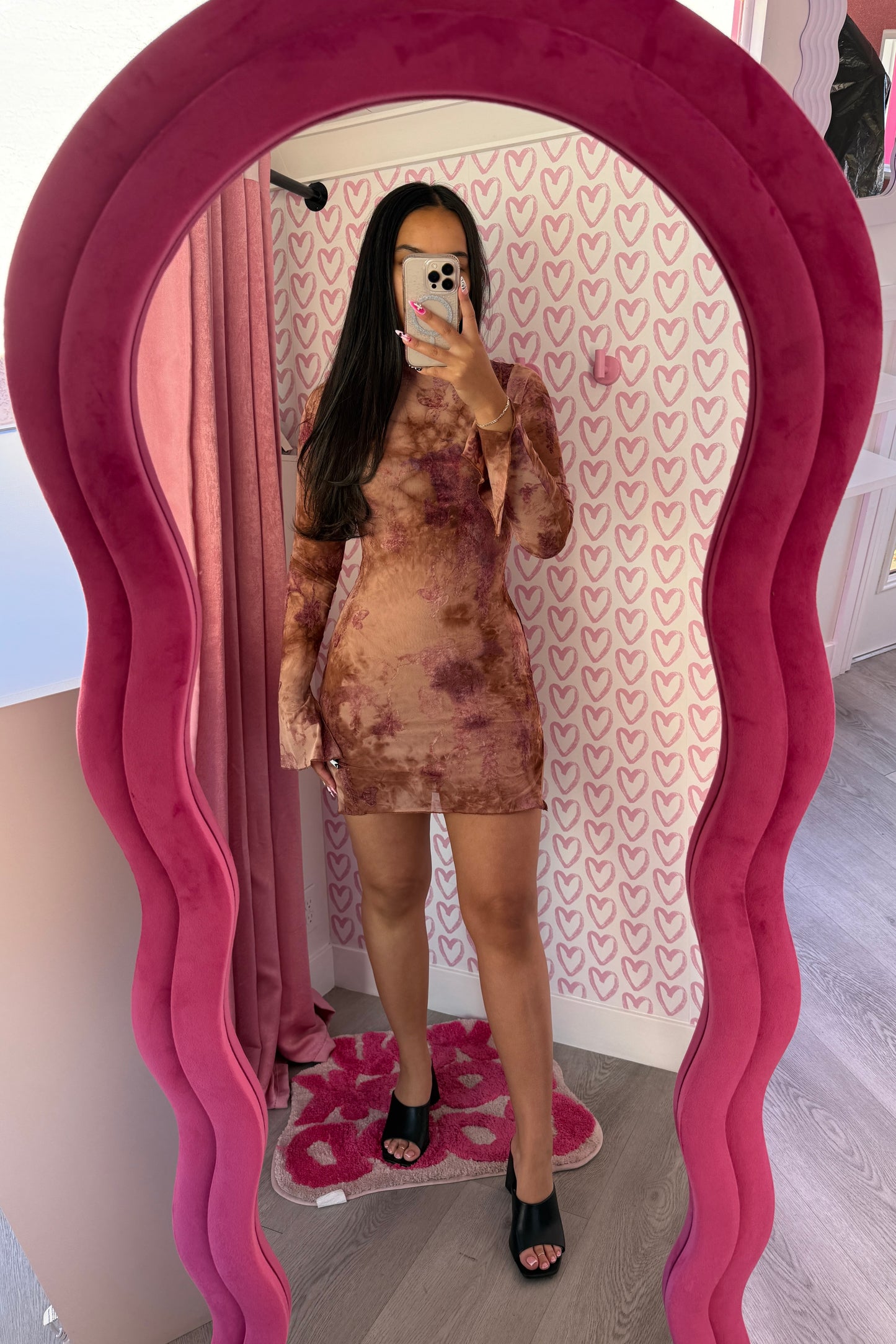 Rust Mini Dress